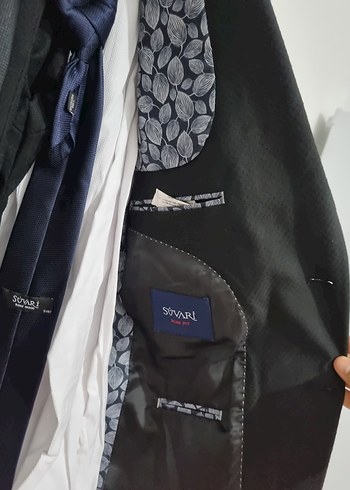 Siyah Erkek Klasik Kesim Ofis Takım Elbise - Görsel 3