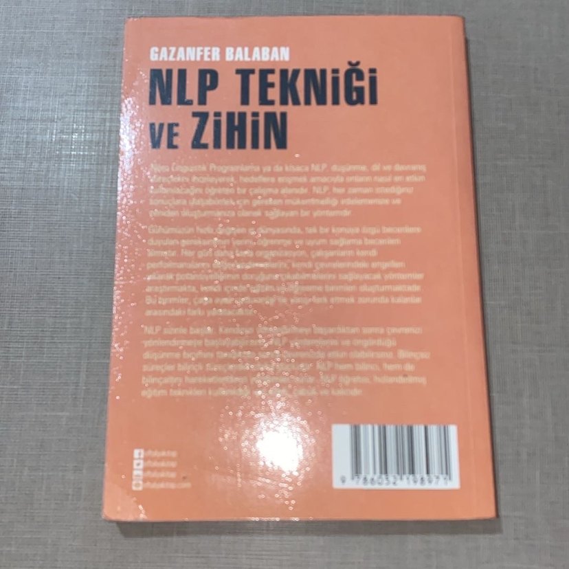 NLP Tekniği ve Zihin - Gazanfer Balaban - Görsel 2
