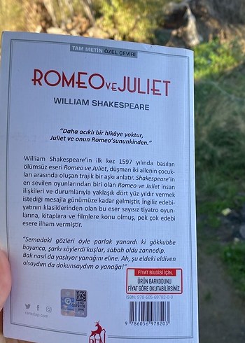 Romeo ve Juliet - William Shakespeare - Görsel 2