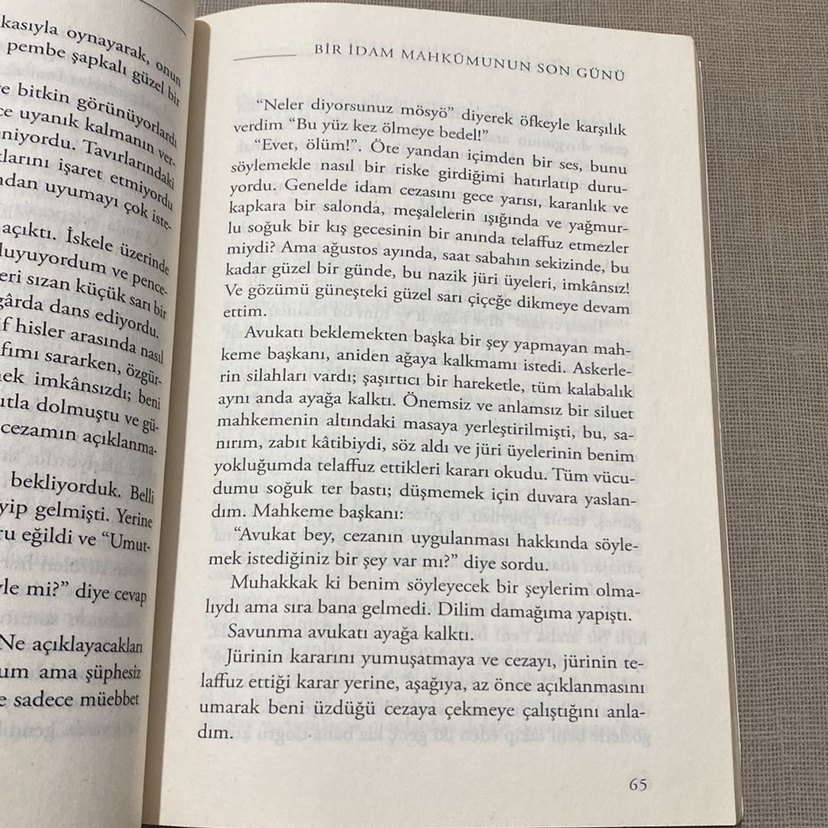 İdam mahkumun son günü  victor hugo - Görsel 3