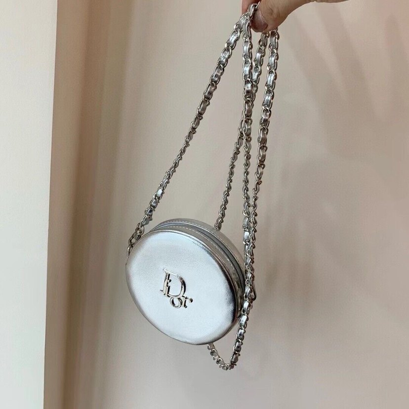 Dior Mini Gümüş Çanta - Görsel 2