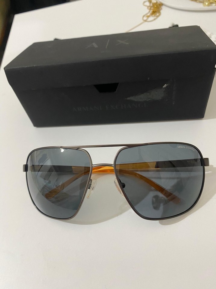 Armani Exchange Siyah Elastik erkek Gözlüğü - Görsel 2