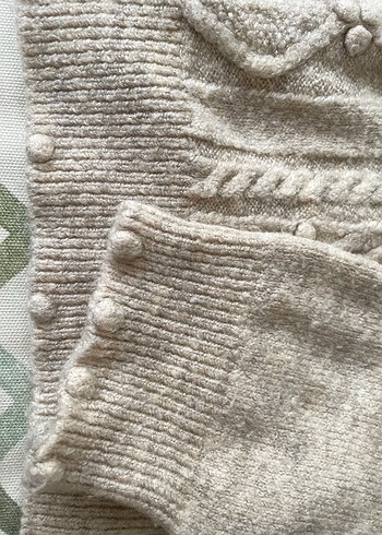 Oxxo Bej Örgü Kadın Kazak - Görsel 2