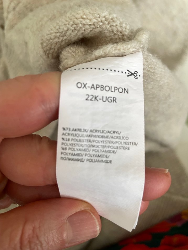 Oxxo Bej Örgü Kadın Kazak - Görsel 4