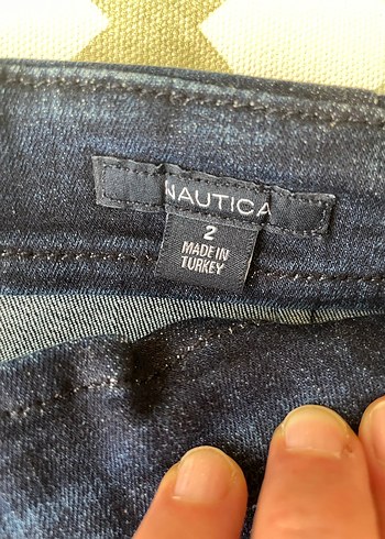 Nautica Likralı kot kalem etek - Görsel 2