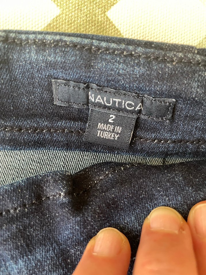 Nautica Likralı kot kalem etek - Görsel 2