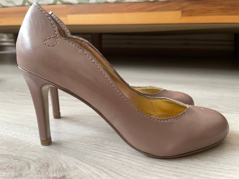 Nine West Bej Topuklu Stiletto - Görsel 2