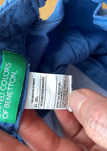 Benetton Parlak Mavi Kadın Şapka - Görsel 3