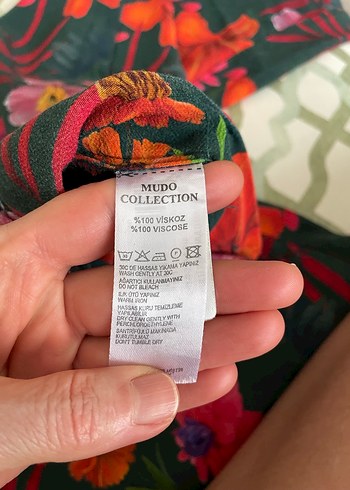 Mudo Çiçek Desenli Midi Kadın Pantolon - Görsel 4