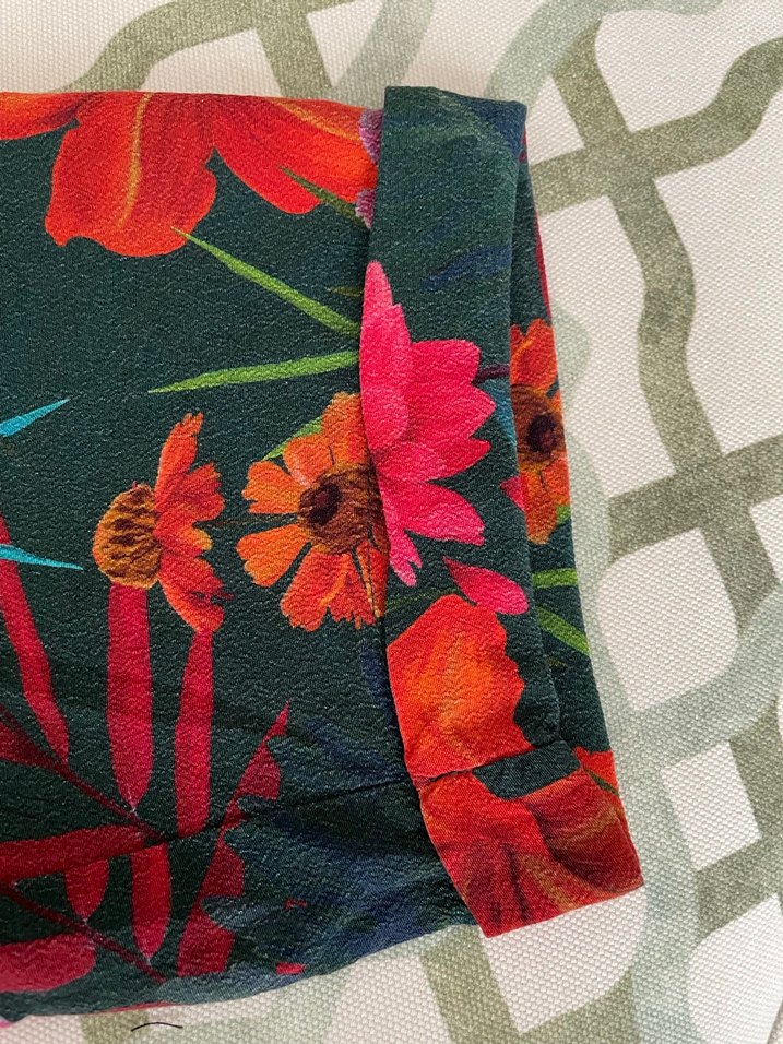 Mudo Çiçek Desenli Midi Kadın Pantolon - Görsel 5