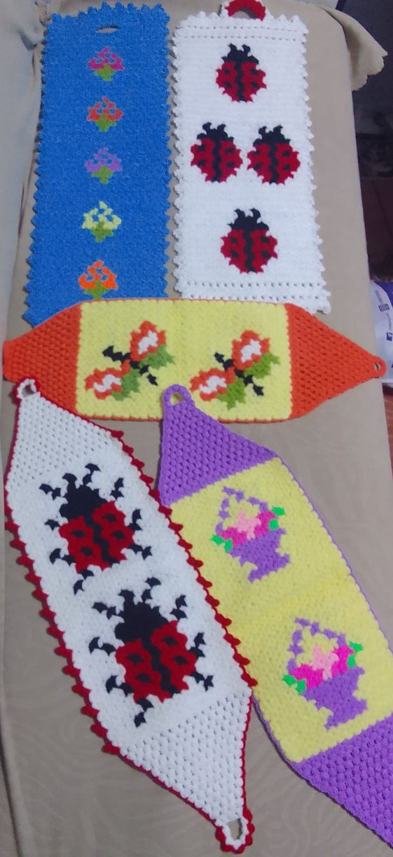 RENKLİ EL ÖRGÜSÜ BANYO LİFLERİ - Görsel 2