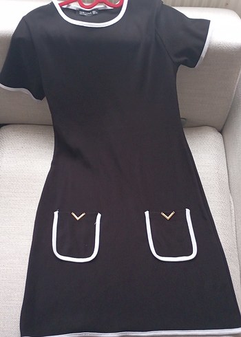 Siyah Midi Kadın Elbise - Görsel 3