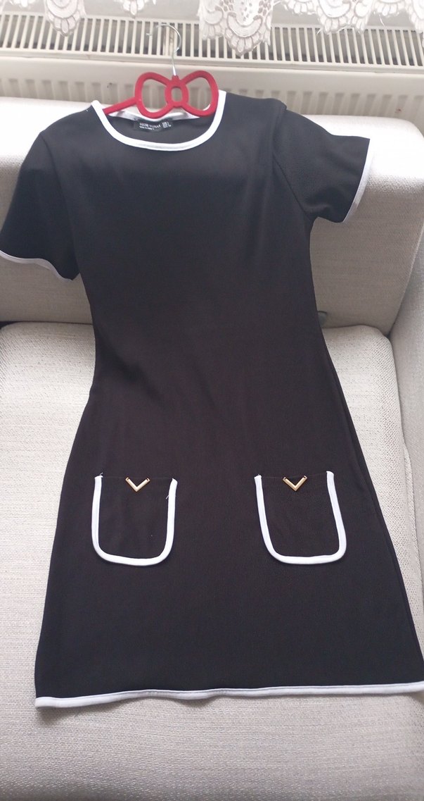 Siyah Midi Kadın Elbise - Görsel 3