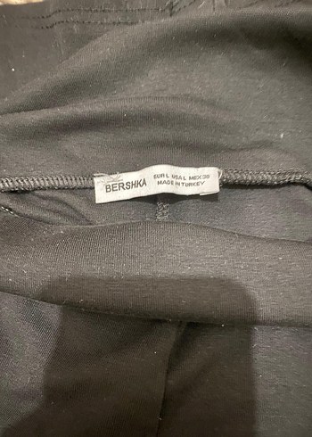 Siyah Kadın İspanyol paça pantolon - Görsel 2