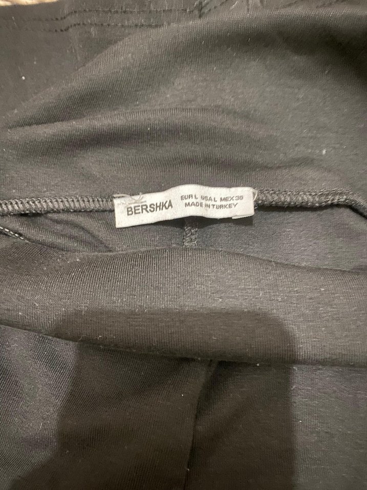 Siyah Kadın İspanyol paça pantolon - Görsel 2