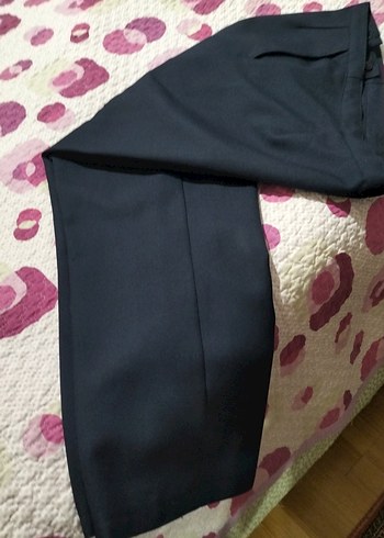 simli kaşe üçlü takım 42 beden ceket etek pantolon - Görsel 3