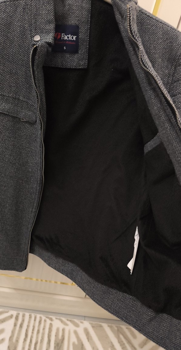 Gri Erkek Street Style Midi Ceket - Görsel 3