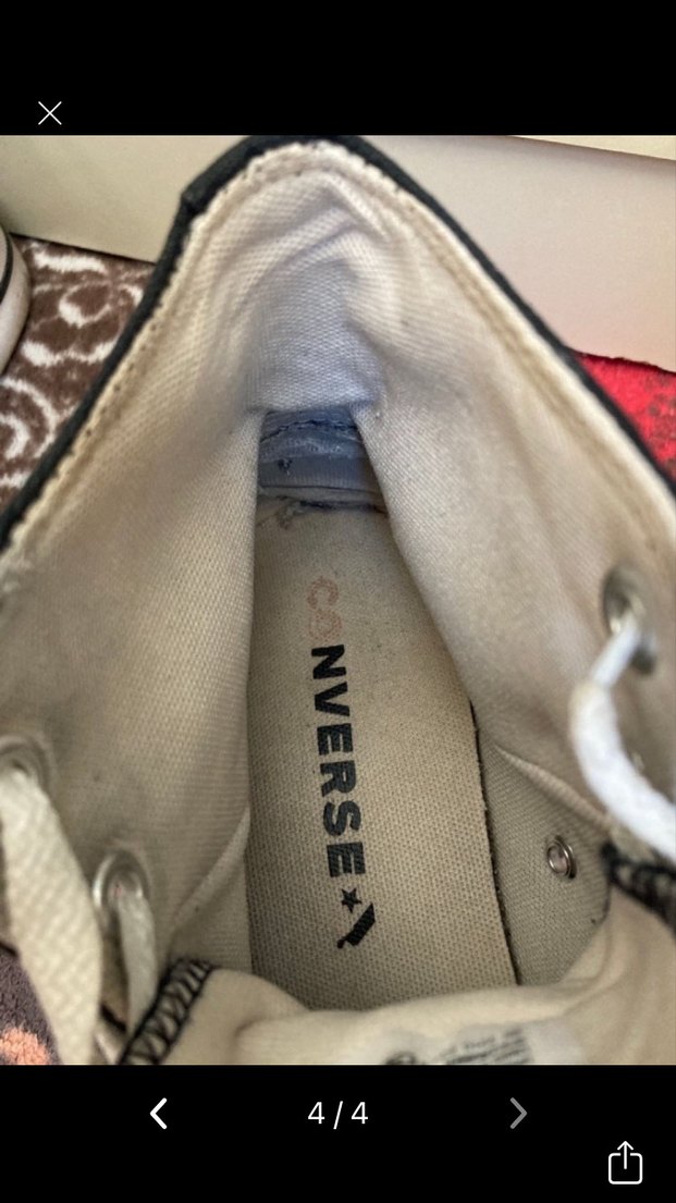 Converse Siyah Platform Topuklu Kadın Spor Ayakkabı - Görsel 4