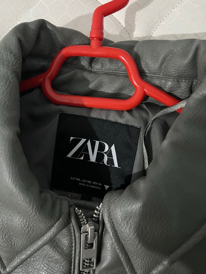 Zara deri bomber mont - Görsel 2