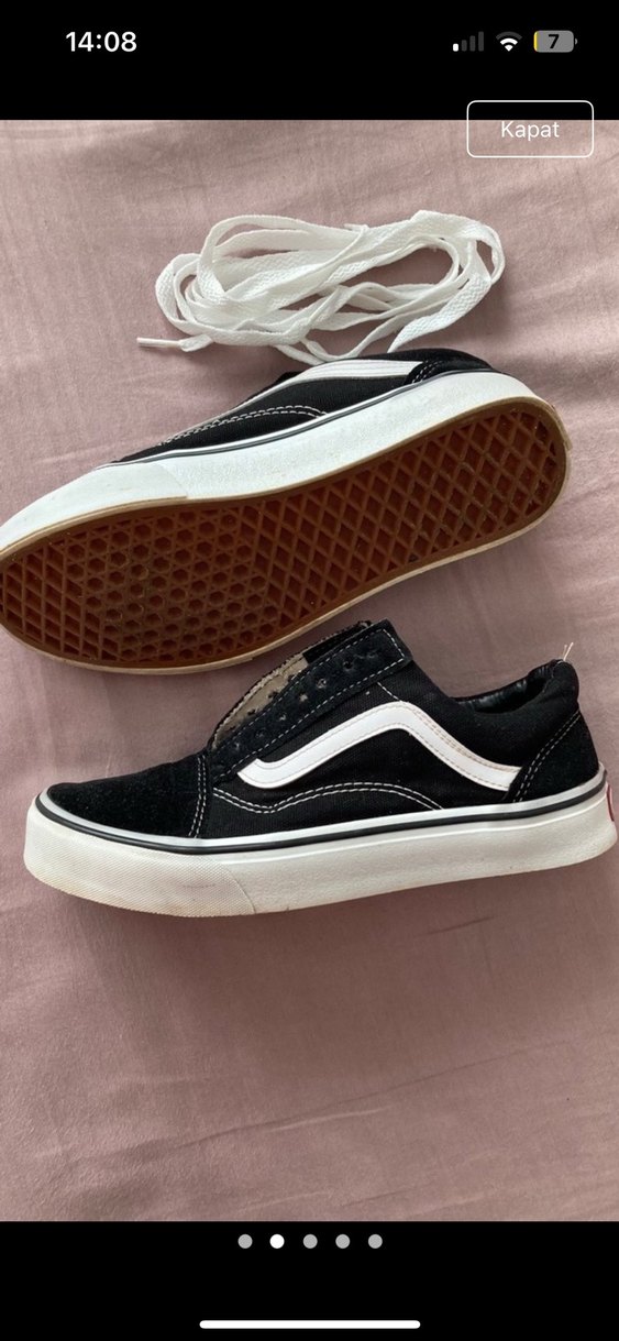 Vans Kadın Siyah Beyaz - Görsel 2