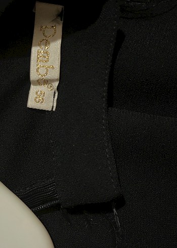 Kürk Detaylı Siyah Uzun Kollu Tunik - Görsel 8