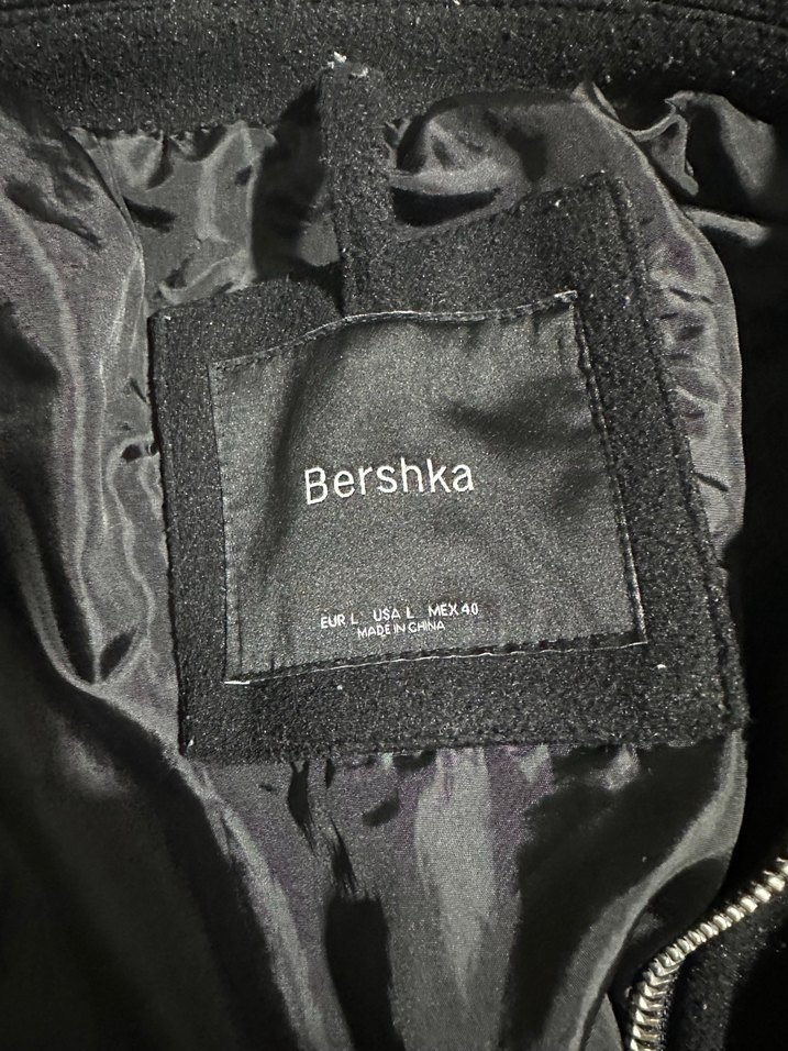 Bershka Oversize Siyah Fermuarlı Street Wear Erkek Ceket - Görsel 4