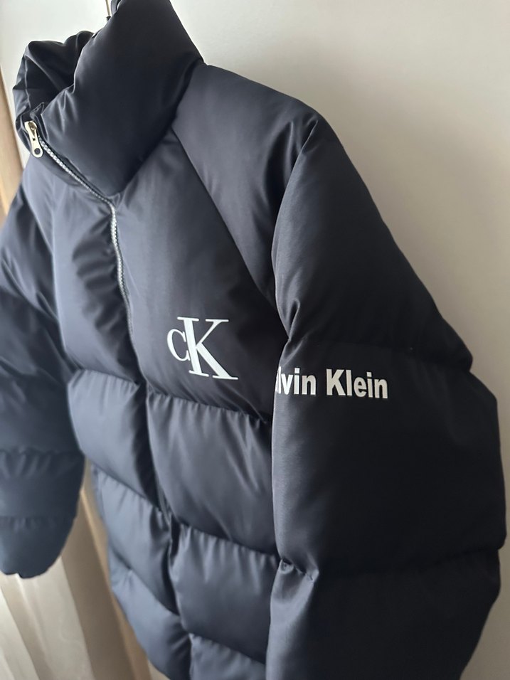 cK Lacivert Yüksek Yakalı Erkek Mont - Görsel 3