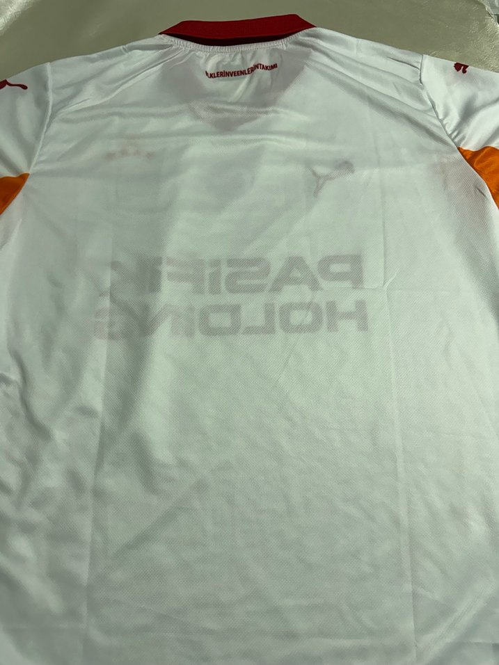 Beyaz Galatasaray Yeni Sezon Forma Kısa Kollu - Görsel 4