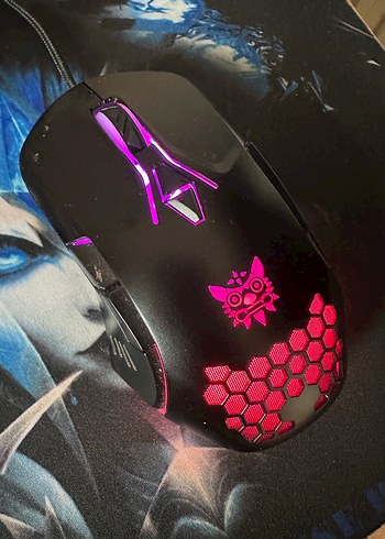 Onikuma Renkli LED ışıklı çok renkli oyun faresi - Görsel 3