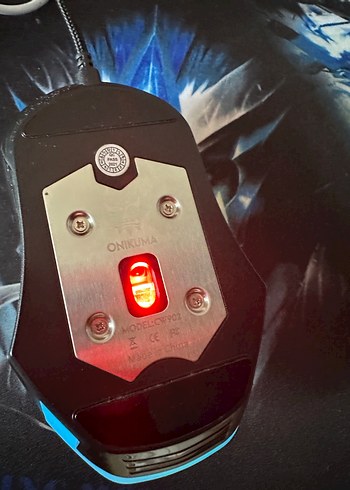 Onikuma Renkli LED ışıklı çok renkli oyun faresi - Görsel 2