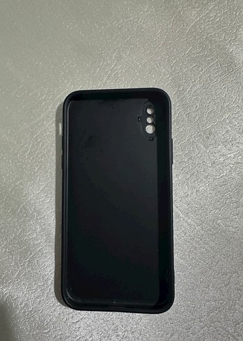 İPhone XS Koyu Siyah Street Wear Telefon Kılıfı Velcro - Görsel 2