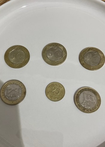 6 adet özel koleksiyonluk para satılıktır - Görsel 2