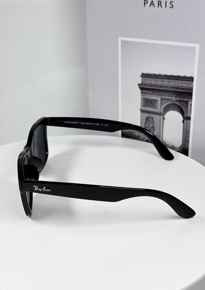 Siyah Parlak Ray-Ban Kadın Güneş Gözlüğü - Görsel 3