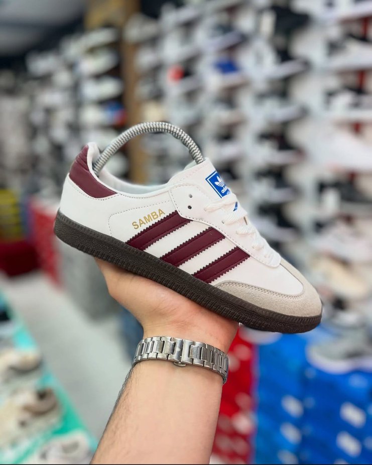 Adidas samba Beyaz Gri Kadın Spor Ayakkabı - Görsel 3