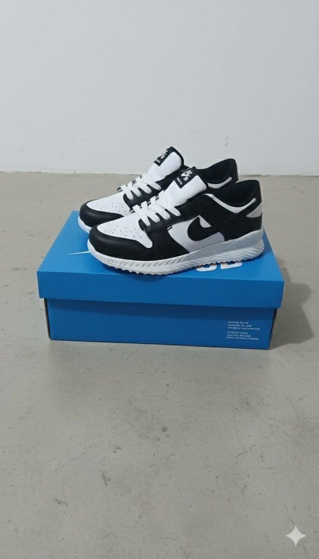 Nike çocuk Beyaz Siyah  Spor Ayakkabı - Görsel 3