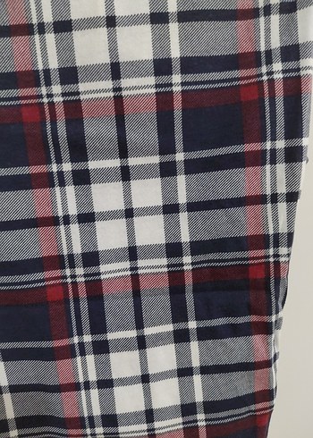 Unisex Çok Renkli Ekose Alt Pijama - Görsel 6