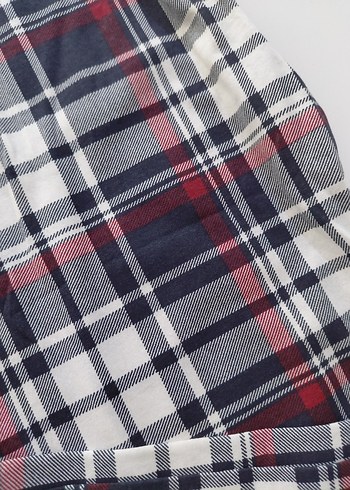 Unisex Çok Renkli Ekose Alt Pijama - Görsel 7