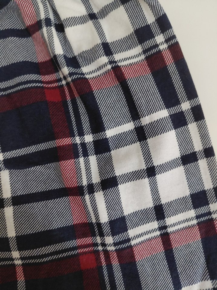 Unisex Çok Renkli Ekose Alt Pijama - Görsel 4