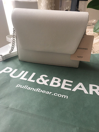 diğer Beden Beyaz pull and bear askılı çanta 