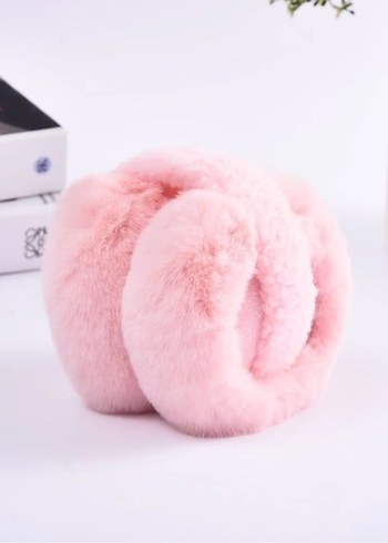 Pembe Kürklü Kulaklık - Görsel 2