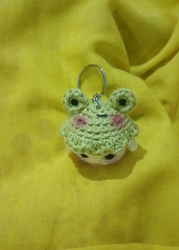 Renkli Örgü Civciv Anahtarlık - Görsel 2