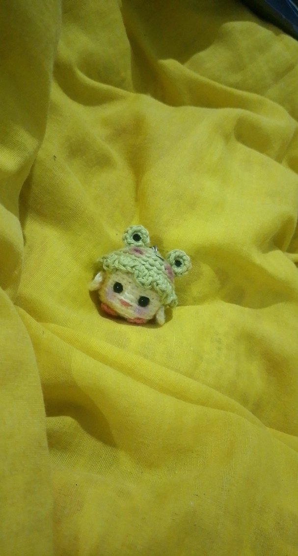 Renkli Örgü Civciv Anahtarlık - Görsel 3