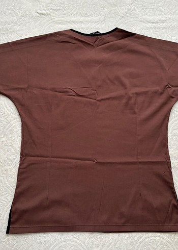 Sağlık personeli / Kahverengi hastahane üst forması - Görsel 2