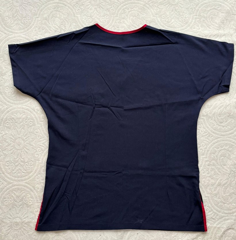 Sağlık personeli / Lacivert hastahane forması üstü - Görsel 2