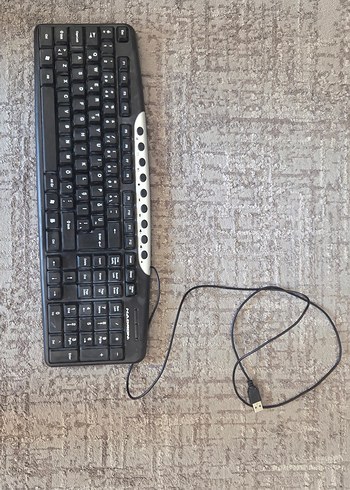 Kablolu Gri Q Klavye - Görsel 2