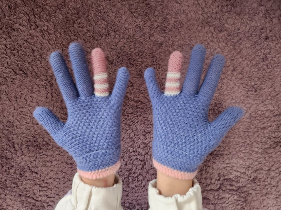 Nakışlı Bohem Kız Eldiveni - Görsel 2