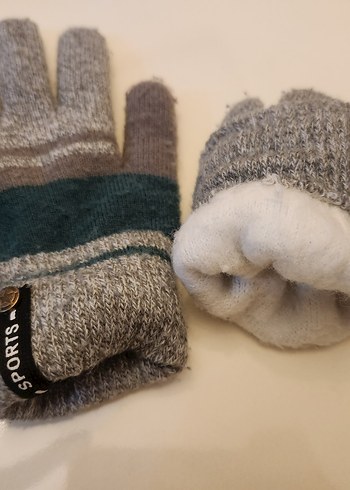 Gri Örgü çocuk  Eldiveni - Ports - Görsel 2