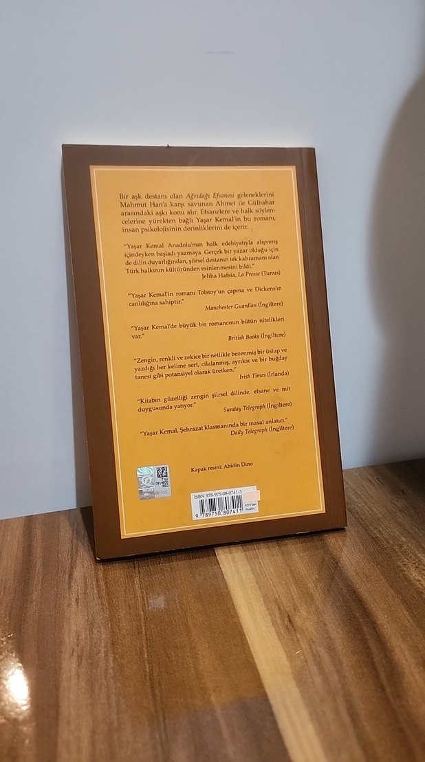 Yaşar Kemal - Ağrıdağı Efsanesi Romanı - Görsel 2