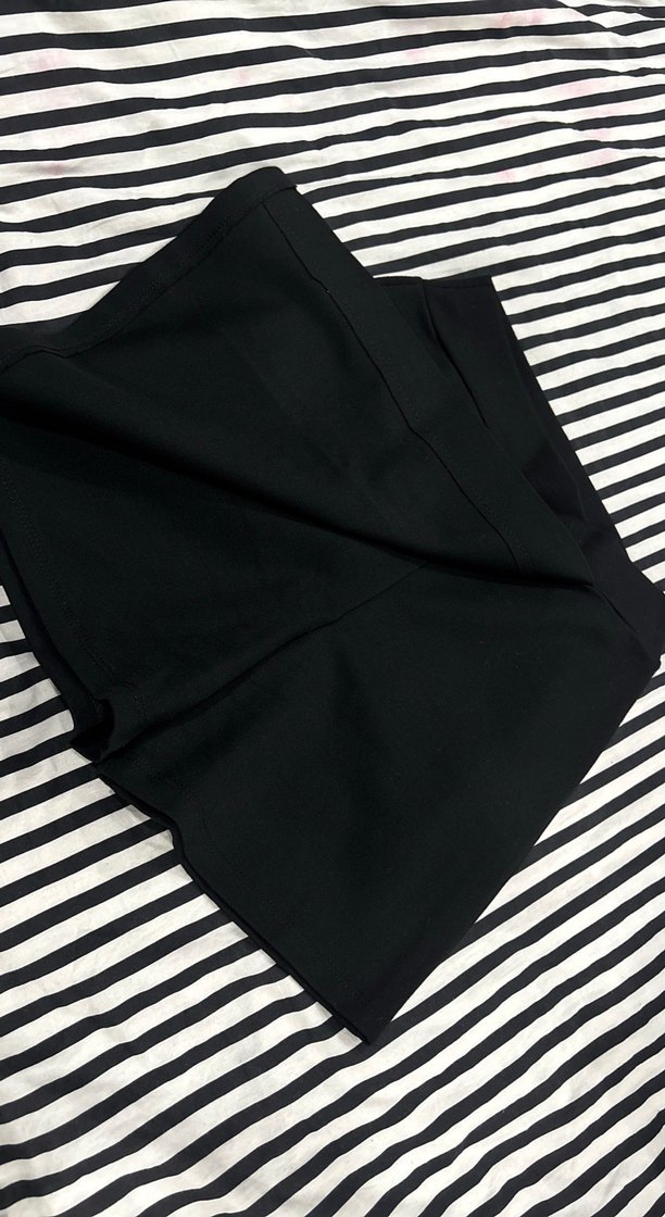 Kadın Siyah Mini Etek Pilili - Görsel 2