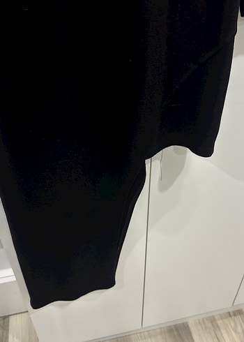 Uzun Kollu Siyah Uzun Elbise - Görsel 2